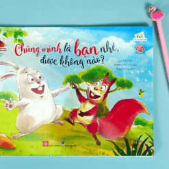 Sách song ngữ bồi dưỡng tâm lý, trí tuệ cho trẻ - Chúng mình là bạn nhé, được không nào? - NHÀ SÁCH VĨNH THỤY - 0906.708.105