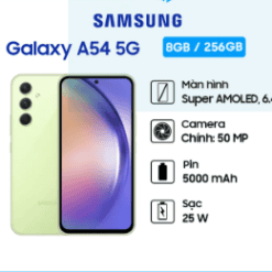 Điện thoại Samsung Galaxy A54 5G - Hàng Chính Hãng, Mới 100%, Nguyên seal, Bảo Hành 12 Tháng